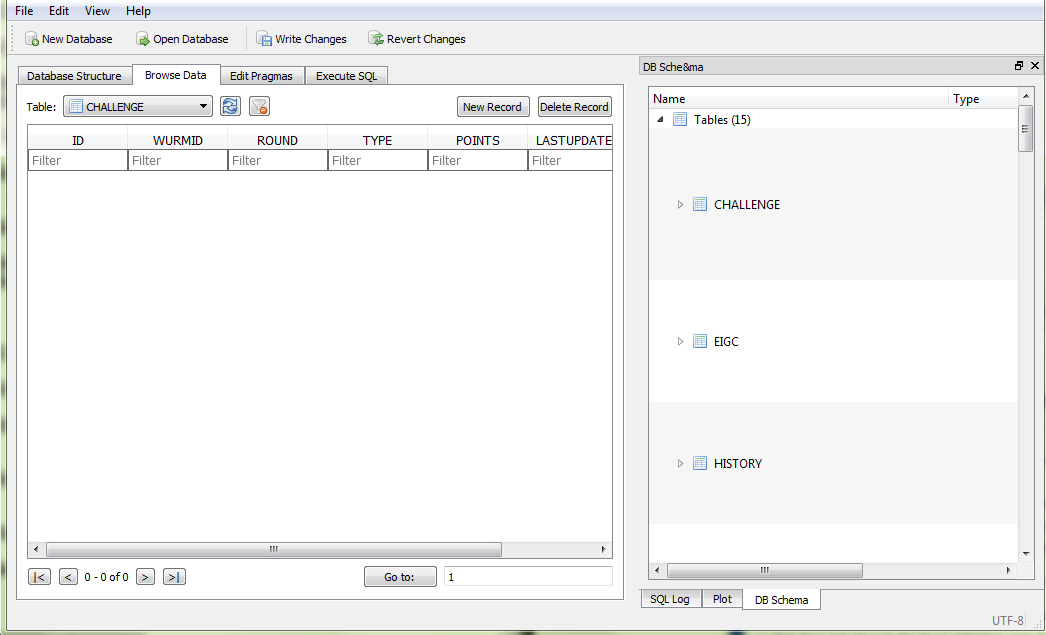 Browse Data Tab