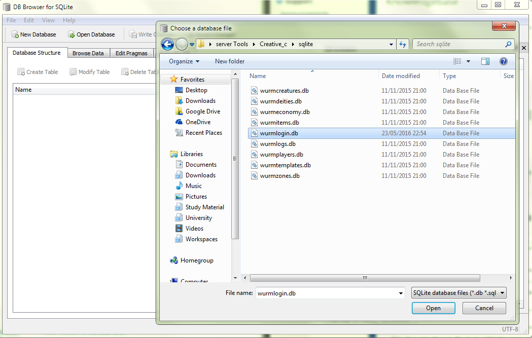 Open Database